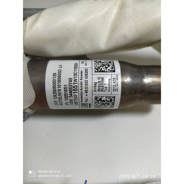 Cortina Teto Cruze Esquerda 2012 2013 2014 2015 2016