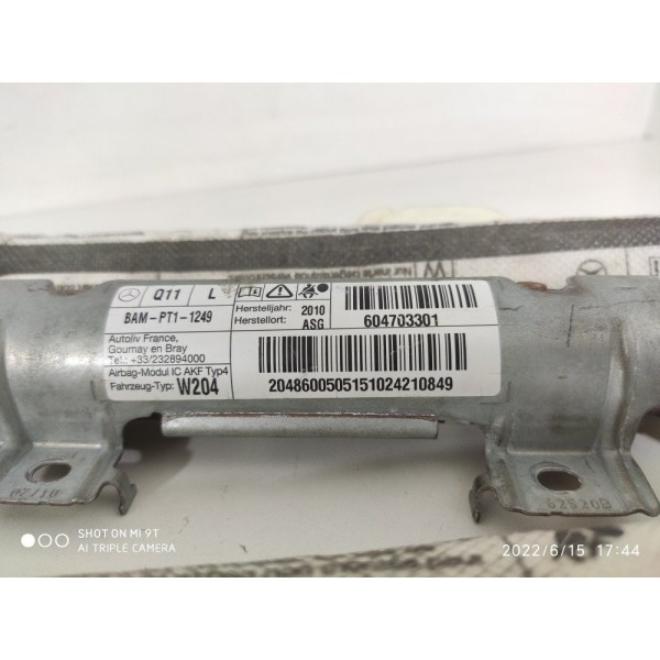 Cortina Teto Cinto Mercedes C180 C200 Esquerda 2007/2014