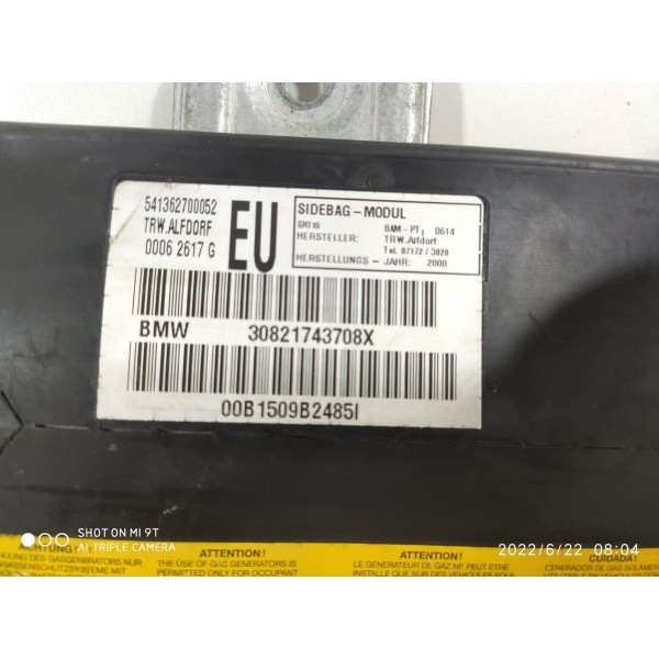 Bolsa Porta Bmw 323i Dianteira Esquerda 2000