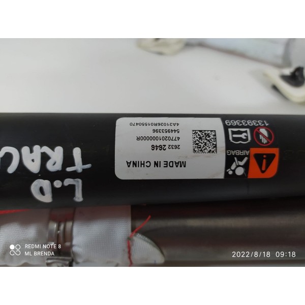 Cortina Teto Tracker Direita 2020 2021 2022 2025 Orig