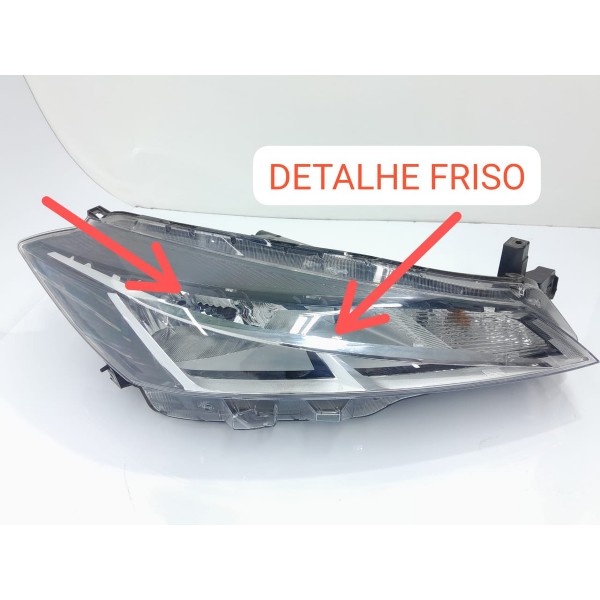 Farol Nissan Kicks Direito S/led 2021/2024 260105r40a Det Direito/passageiro