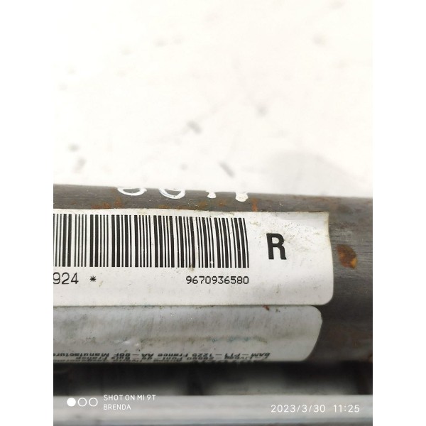 Cortina Teto Peugeot 408 Direita 2011/2016 9670936580