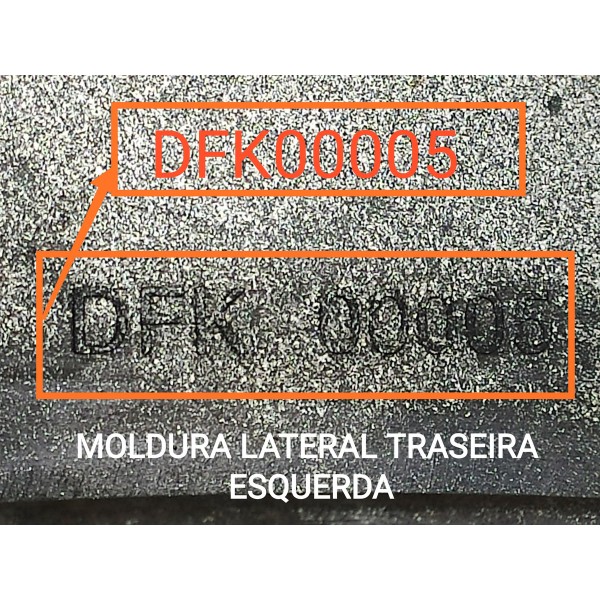 Moldura Lateral Discovery 3 Tras Esq 2005/2015 Det Dfk00005
