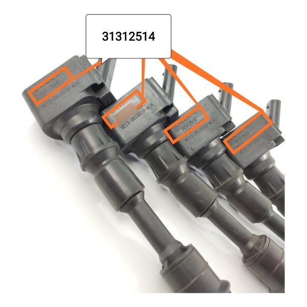 Kit Bobina Volvo V60 S60 Xc60 S40 2013/2021 31312514