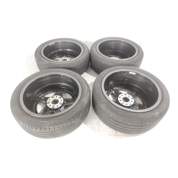 Jogo Rodas Pneus Mercedes Benz C200 Aro18 Amg 2022/2025 Det Prateado