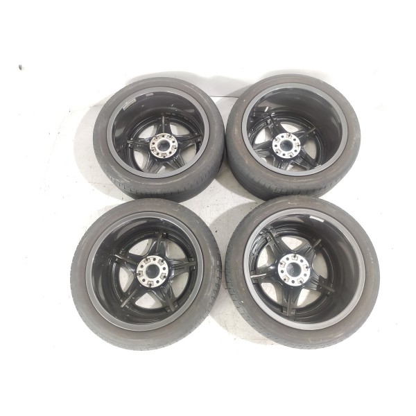 Jogo Rodas Pneus Mercedes Benz C200 Aro18 Amg 2022/2025 Det Prateado