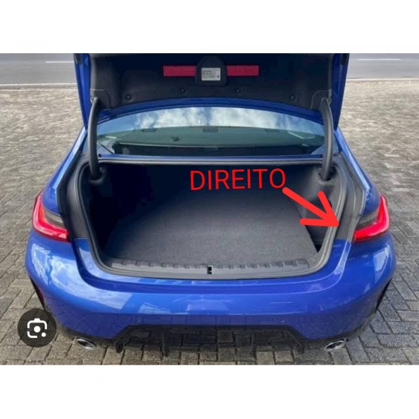 Acabamento Porta Mala Bmw 320 330 G20 Direito 19/25 7430620 Preto