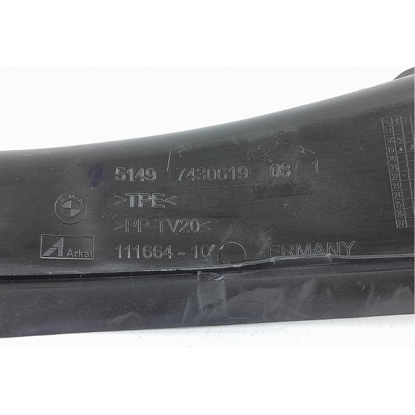 Acabamento Porta Mala Bmw 320 330 G20 Esq 19/2025 7430619 Preto