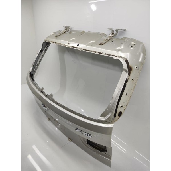 Tampa Traseira Bmw X5 2014/2019 Lisa Prateado