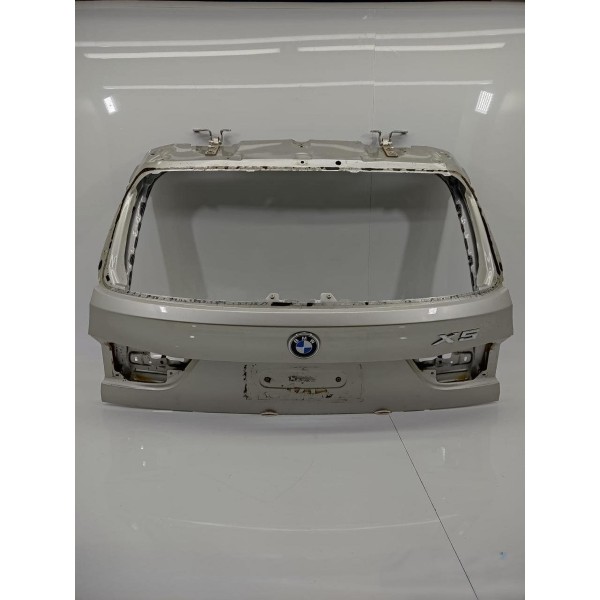 Tampa Traseira Bmw X5 2014/2019 Lisa Prateado