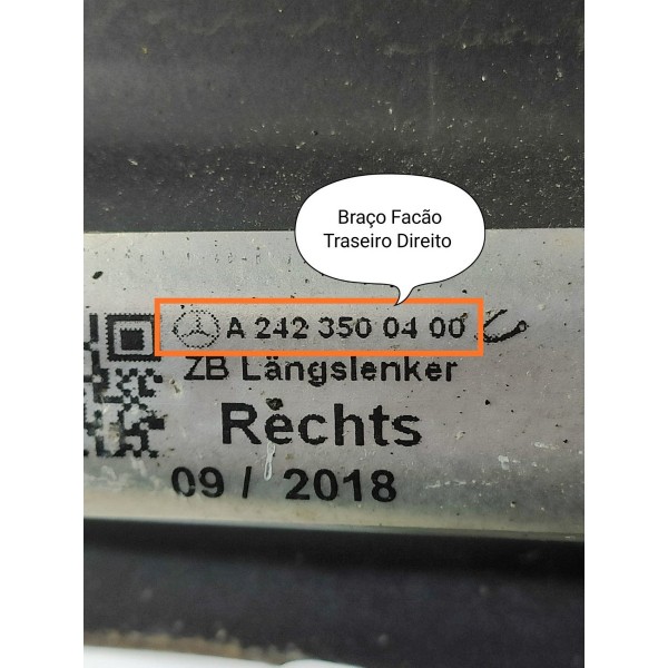 Braco Facao Mercedes Gla 200 Direito 2015/2020 A2423500400