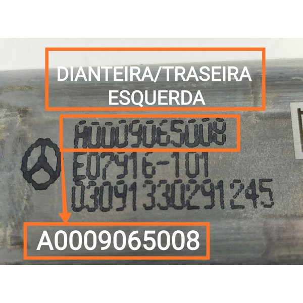 Motor Maquina Vidro Mercedes C200 Esquer 2022/25 A0009065008