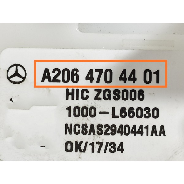 Bomba Combustivel Mercedes C200 1.5 2022/2025 A2064704401