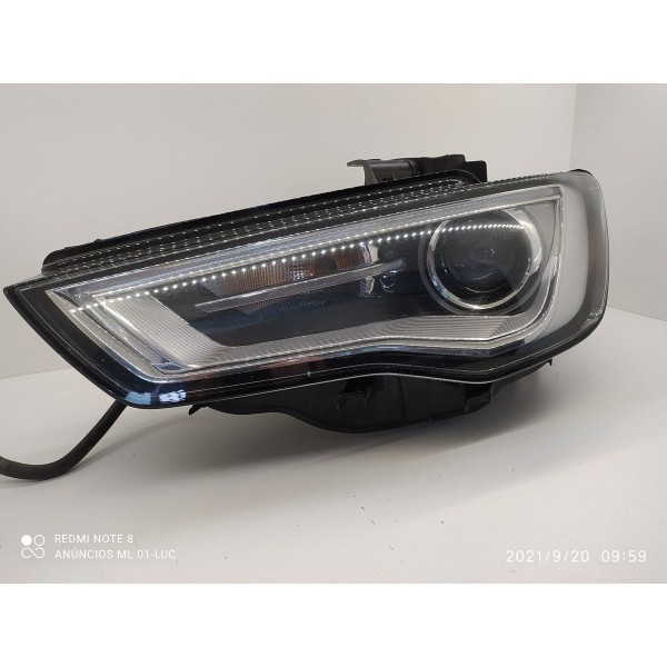 Farol Audi A3 Esquerdo 2015/2019 Completo Det 8v0941005
