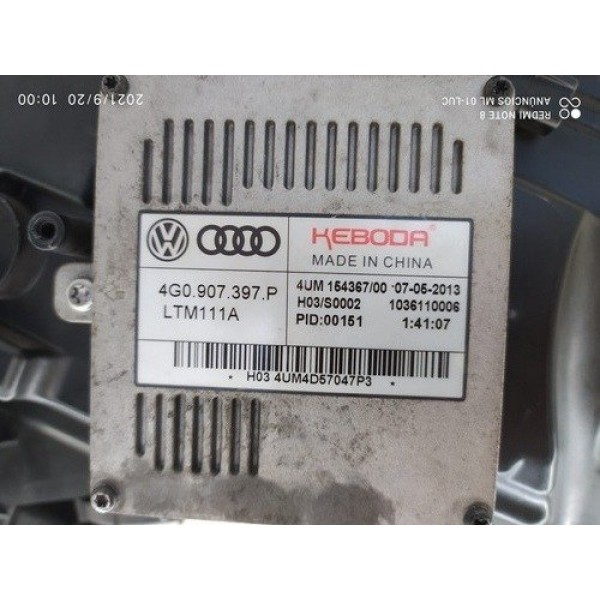Farol Audi A3 Esquerdo 2015/2019 Completo Det 8v0941005