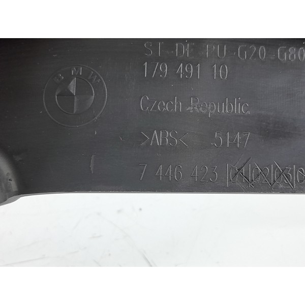 Soleira Porta Bmw 320i 330i G20 Traseira Esq 19/2025 7446423 Preto