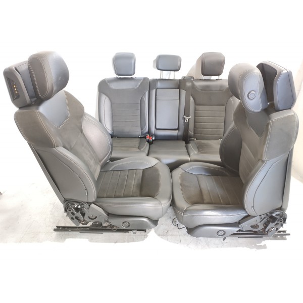 Jogo Banco Mercedes Ml350 Eletrico Alcantara 2012/2016 Cinza-escuro