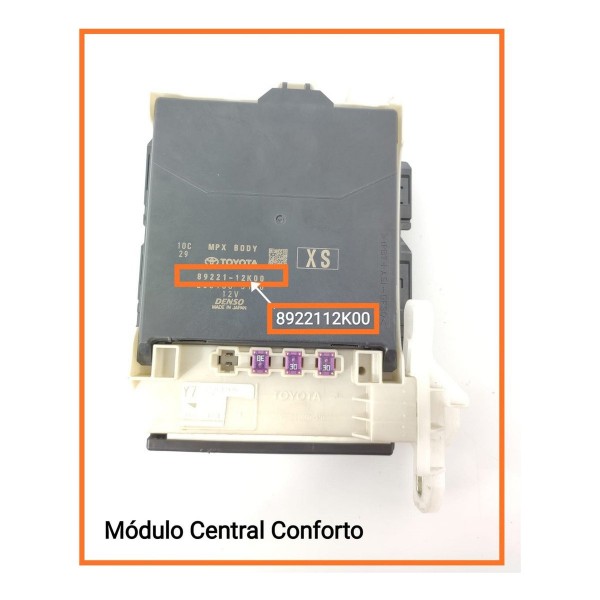 Modulo Central Bcm Corolla 2019/2024 8922112k00