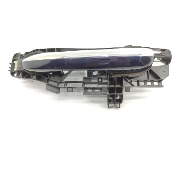 Macaneta Externa Porta Mercedes C200 C300 Dianteir Esq 22/25 Azul Dianteira