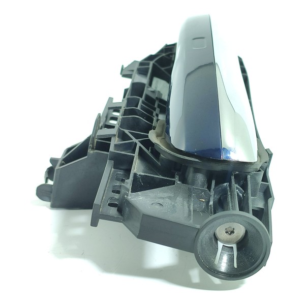 Macaneta Externa Porta Mercedes C200 C300 Traseira Esq 22/25 Azul Traseira