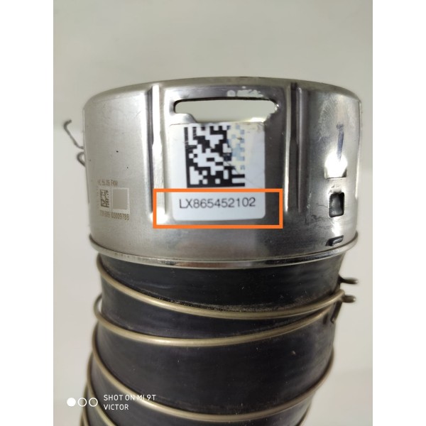 Mangueira Intercooler Bmw 320 330 G20 2019/2025 857285601 Preto