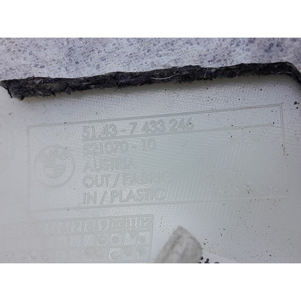 Acabamento Coluna Traseira Bmw 320 330 G20 Dir 19/25 7433246