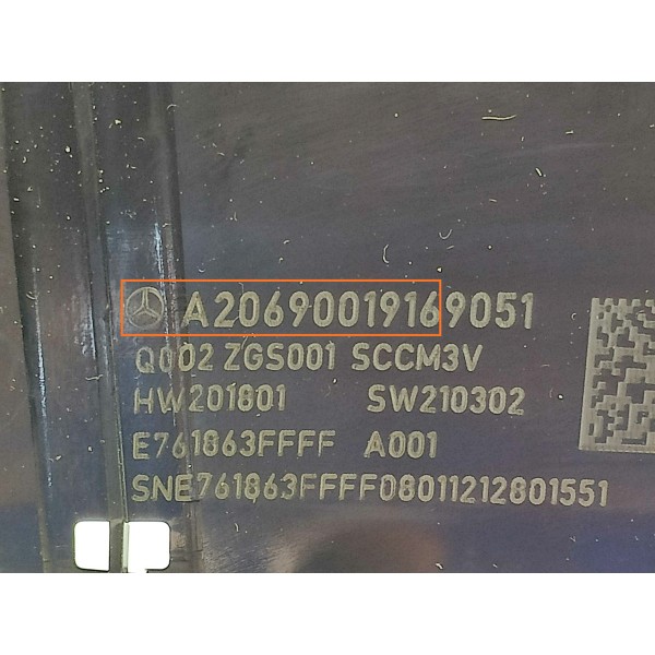 Moldura Chave Seta Mercedes C200 C300 2022/2025 A2069001916