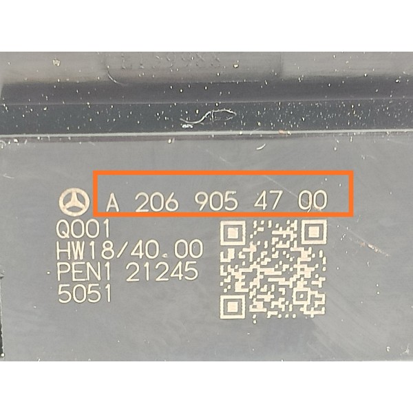 Botao Banco Mercedes C200 C300 Esq  2022/2025 A2069054700