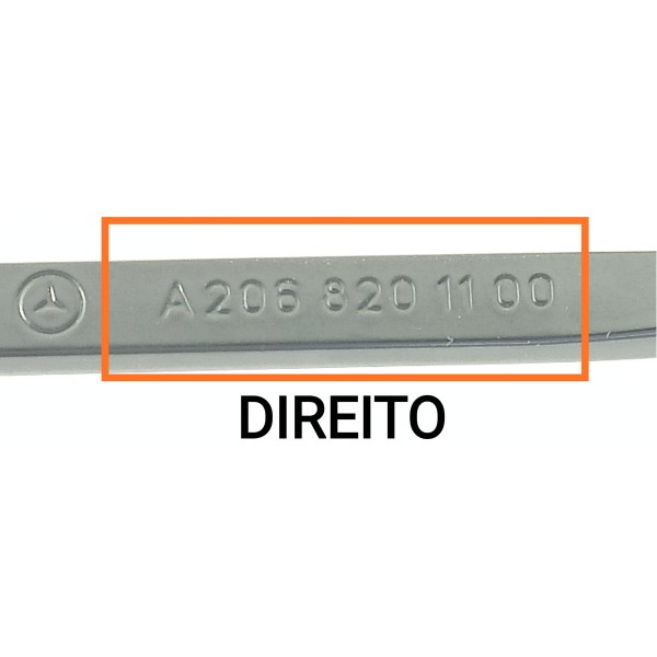 Braco Limpador Mercedes C300 Direito 22/25 A2068201100 Direito