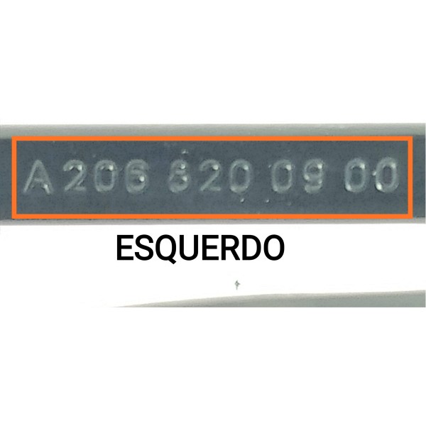 Braco Limpador Mercedes C200 Esquerdo Amg 22/25 A2068200900 Esquerdo