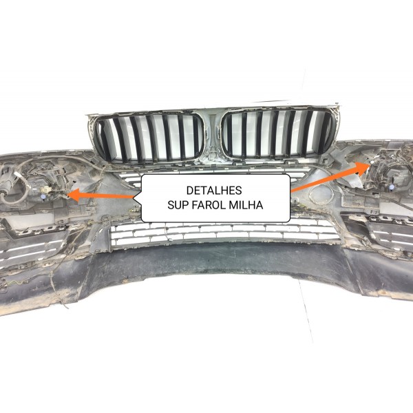 Parachoque Bmw X5 Dianteiro 2014/2019 Completo Det Branco