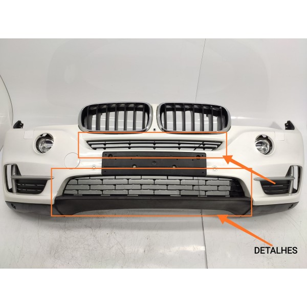 Parachoque Bmw X5 Dianteiro 2014/2019 Completo Det Branco