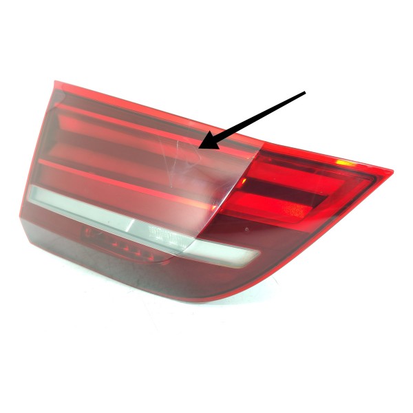 Lanterna Bmw X5 Tampa Esquerda Led 2014/2019 Det 730127107 Esquerdo/motorista Vermelho