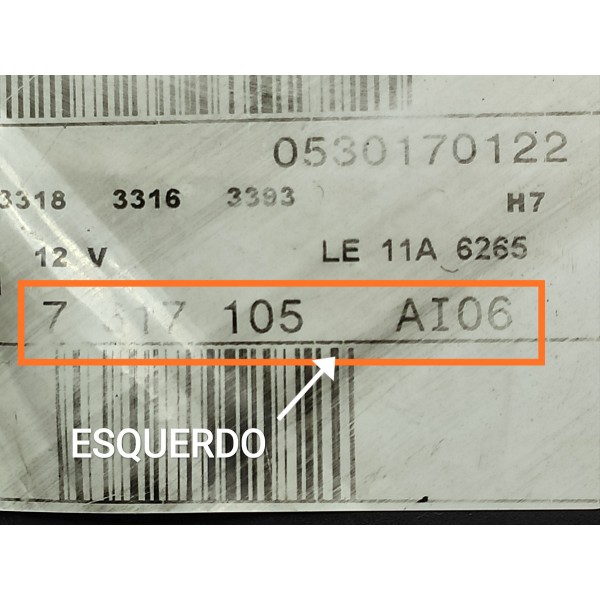 Farol Bmw X5 Esquerdo 2014/2019 Completo 7317105 Esquerdo/motorista