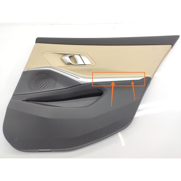 Forro Porta Bmw 320 G20 Traseira Direita 2019/2025 3390773 Creme
