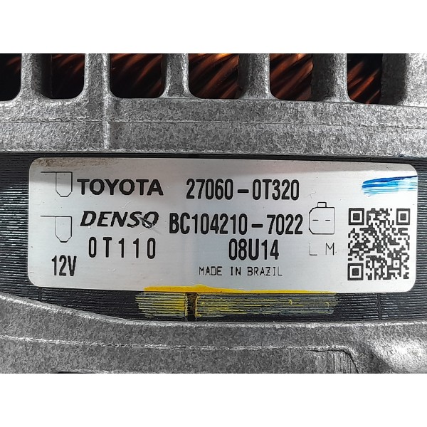 Alternador Toyota Corolla 1.8 2015/2018 270600t320