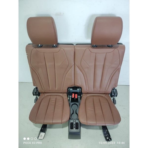 Jogo Bancos Couro Elét Bmw X5 2014/2019  7 Lugares Chocolate