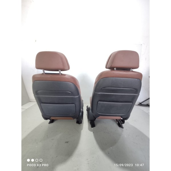 Jogo Bancos Couro Elét Bmw X5 2014/2019  7 Lugares Chocolate