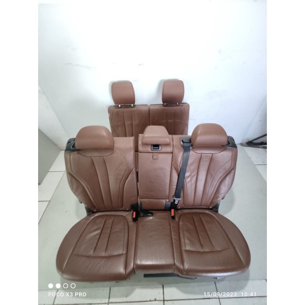Jogo Bancos Couro Elét Bmw X5 2014/2019  7 Lugares Chocolate