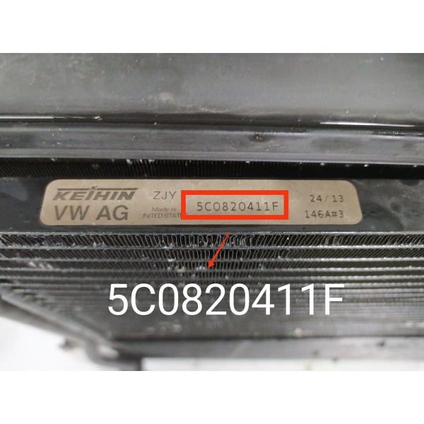 Kit Radiador Jetta 2.0 2011/2016  5c0121251