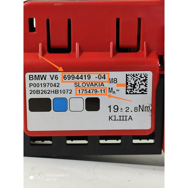 Modulo Rele Bateria Bmw 320 G20 2019/2025 699441904