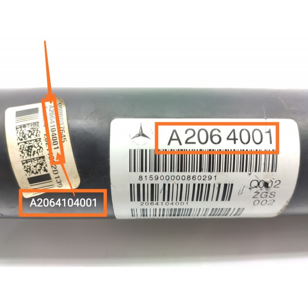 Eixo Cardan Mercedes C200 1.5 2022/2025 A2064104001