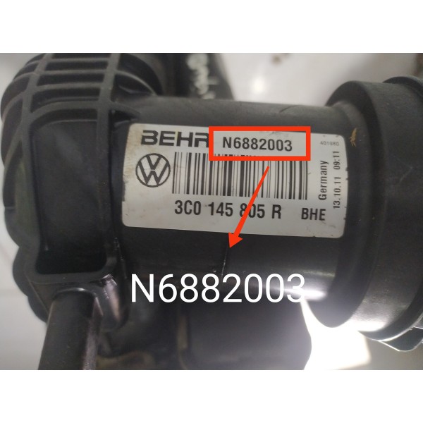 Kit Radiador Tiguan 2.0 Tsi 2008/2016 N6882003