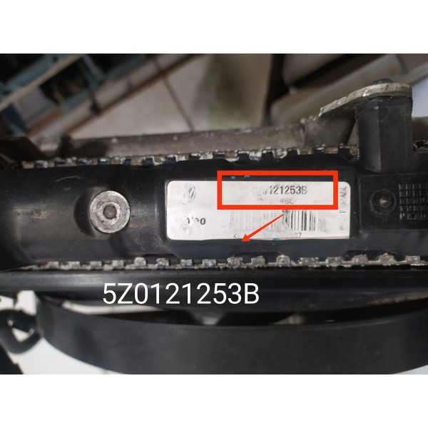 Kit Radiador Gol Fox Polo 1.0 1.6 2003/2016 5z0121253b