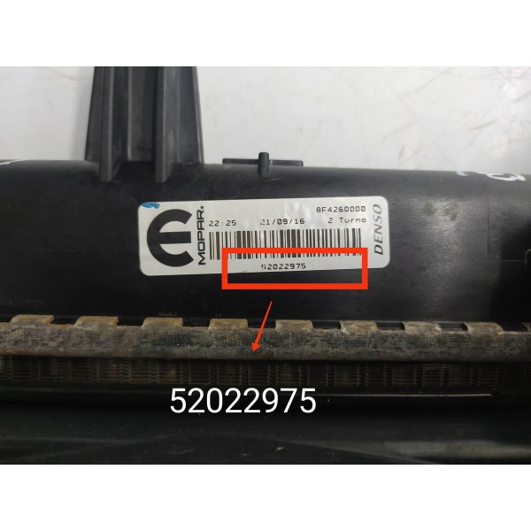 Kit Radiador Mobi Novo Uno 1.0  2017/2024 Det 52022975