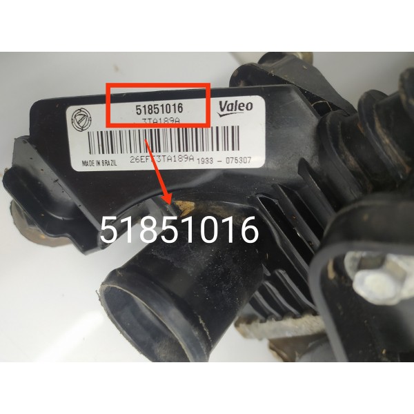 Kit Radiador Mobi Palio 8v 2010/2021 51851016