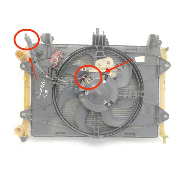 Kit Radiador Doblo 1.8 2009/2015 Det 1208