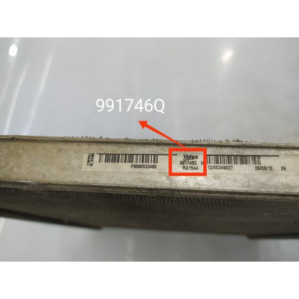 Radiador Citroen C4 Pallas Det 991746q