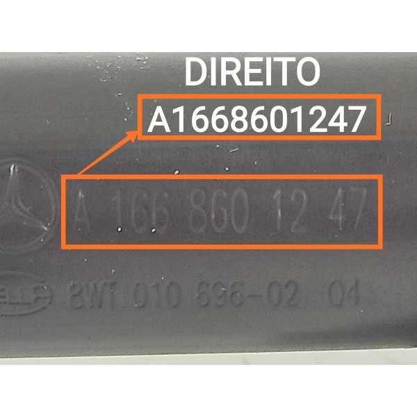 Esguicho Farol Mercedes Ml350 Direito 2012/2015 A166860124