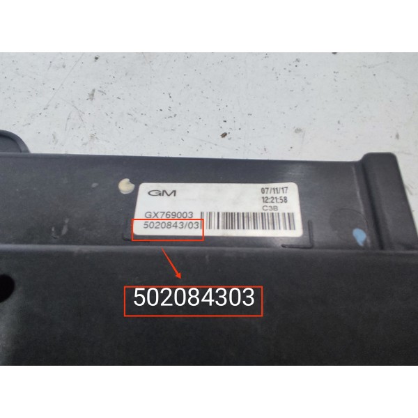 Ventoinha Defletor Spin 1.8 2016/2022 502084303